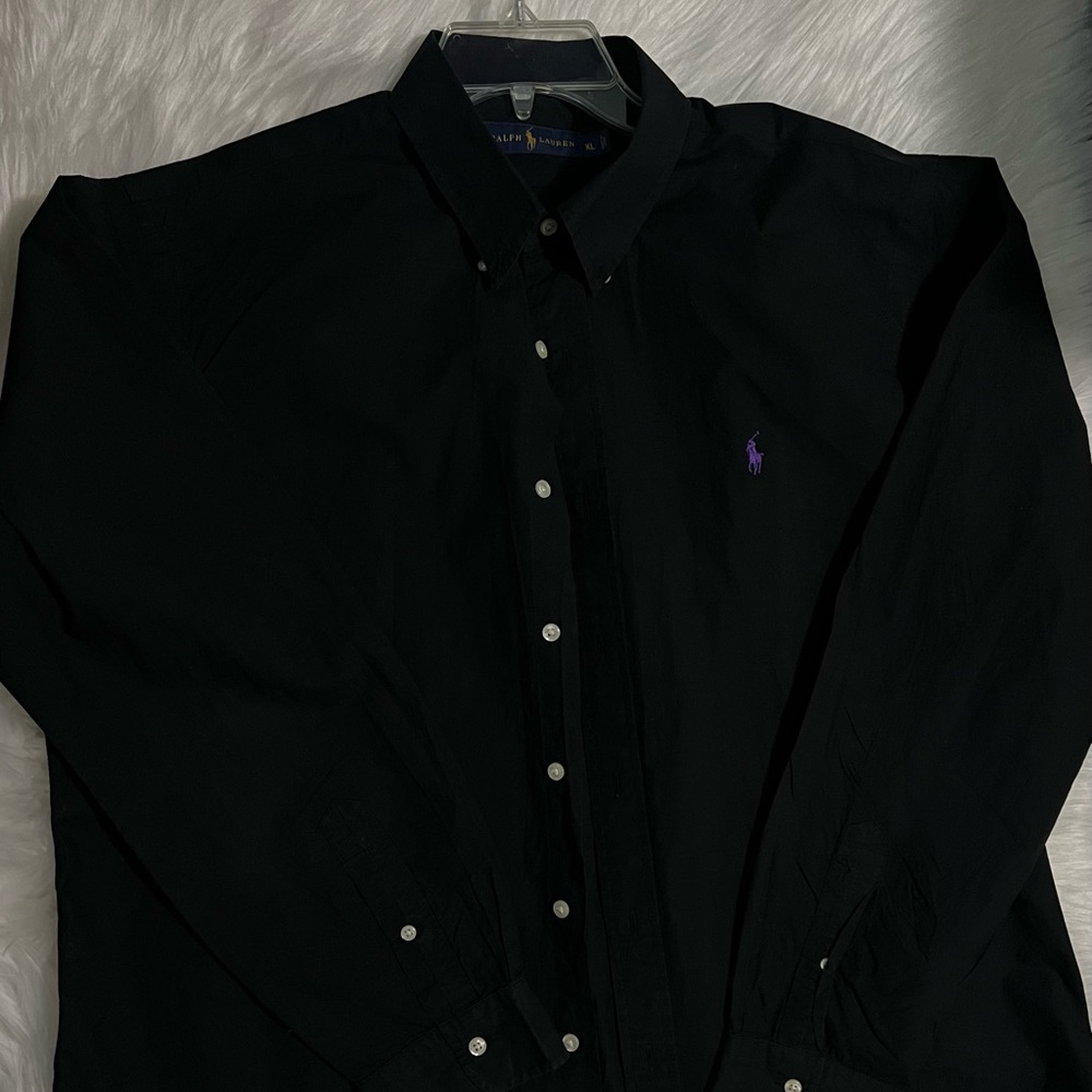 Polo Ralph Lauren button down collared dress shirt.